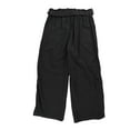 thumbnail image 2 of [BLANKNYC] Womens Paper Bag Waist Casual Wide Leg Pants, Black, Medium, 2 of 2