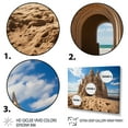 thumbnail image 3 of Designart "Caslte in Dune Beach I" Coastal Beach Sand Canvas Art Print, 3 of 5