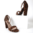 thumbnail image 6 of J. Adams Shirley High Silver Comfortable Heels for Women | Open Toe Ankle Strap Sandal Block Heel Dress Platform, 6 of 6