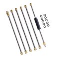 thumbnail image 4 of SHISUYAN 6Pcs Professional Washer Extension Gutter Cleaner Attachment Accessory High Pressure Washer Gutter Rod For Washing Car 1/4 Inch Quick Connector, 4 of 8