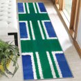 thumbnail image 5 of 2x6 FT Kitchen Runner Rugs Non Skid Washable, Faux Wool Rug Runners for Hallways Bathroom Carpet Runner, Soft Indoor Modern Floor Rug for Entryway Laundry Room, 5 of 11