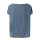 thumbnail image 3 of Gibobby Playera Corte clásico para Mujer Camiseta manga corta con cuello redondo informal color sólido suelto para mujer(Azul,G), 3 of 5
