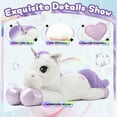 MorisMos Giant Unicorn Stuffed Animal 43'' Soft Big Unicorn Plush Toy