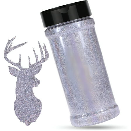 RAGUPEL Holographic Fine Glitter Powder Glitter for Crafts,Glitter for Nails,Tumblers,Candle Making,Glitter Shaker Jar
