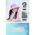thumbnail image 4 of Kids Sun Hats UPF 50+ Sun Protection Hat for Kids Bucket Hats with Neck Flap Adjustable Large Brim Beach Fishing Hat for Age 3-12 Years, 4 of 5