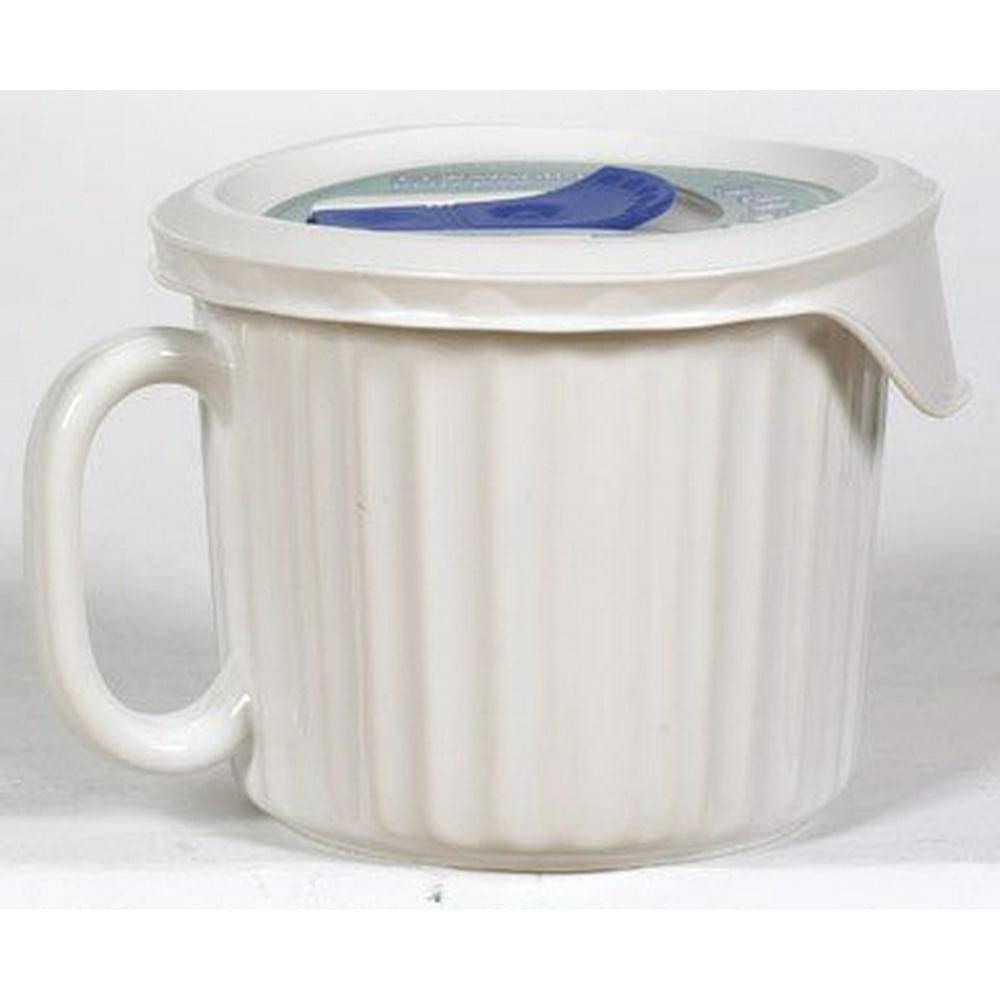 Corningware 20Ounce Oven Safe Meal Mug with Vented Lid, French