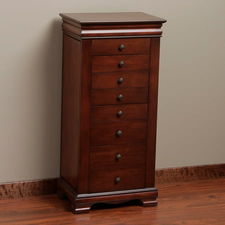 Nathan Direct Marqs 8-drawer Locking Jewelry Armoire