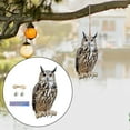 thumbnail image 4 of Fake Owl Decoration Realistic Fake Owl Statue Decoy for Rooftops Patio Yard A, 4 of 6