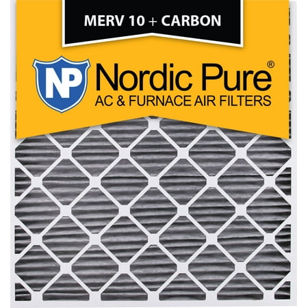 30x32x2 Geothermal MERV 10 Pleated Plus Carbon AC Furnace Air Filters Qty (Best Carbon Air Filter)