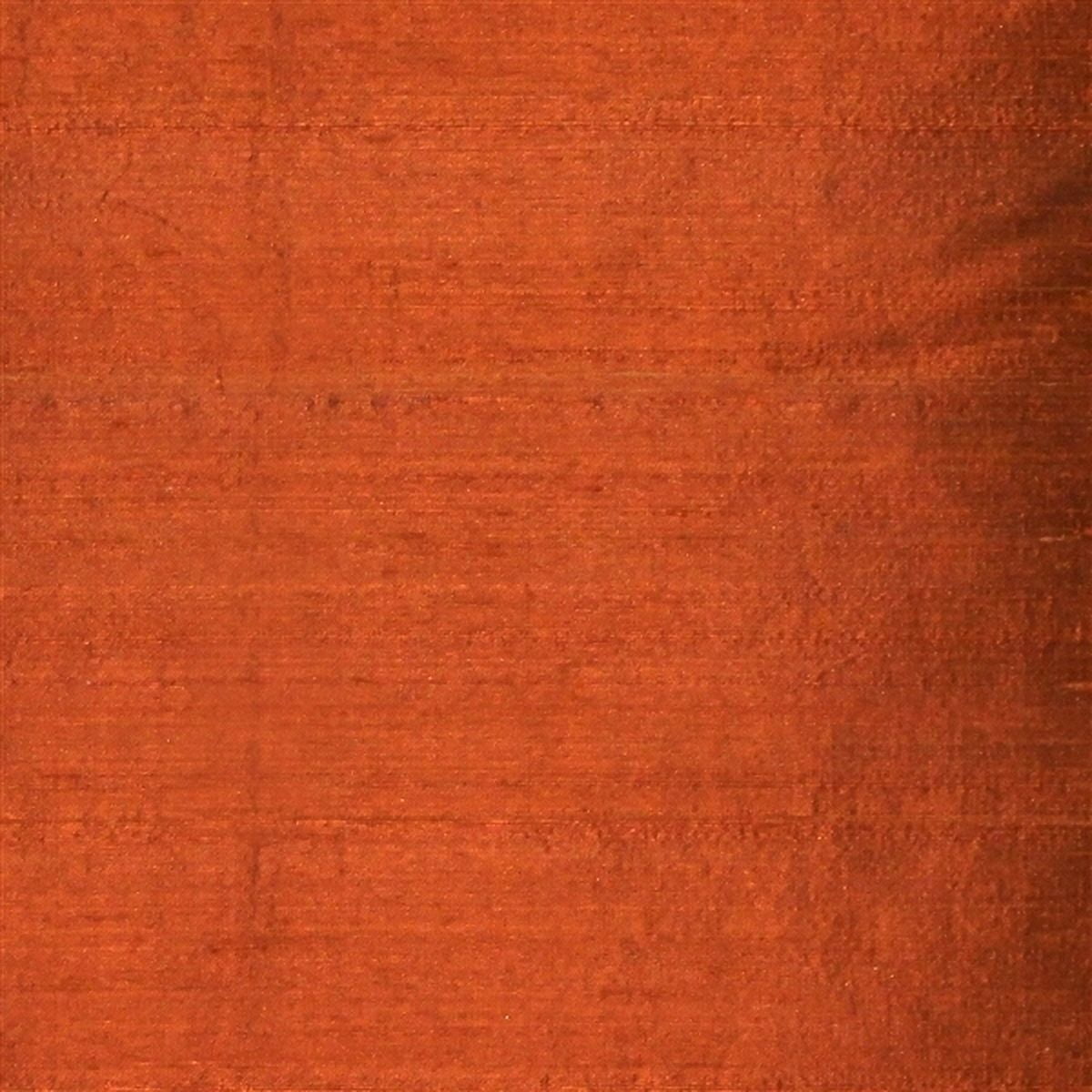 Pillow Decor Sankara Burnt Orange Silk Throw Pillow 16x16 Dupioni Silk Insert