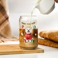 thumbnail image 3 of Happy New Year 2026 West Highland White Terrier Holiday Balloons Party Snow 16oz Glass Cup Mug Westie Westy Dog Lover Glass Can - 13018, 3 of 5