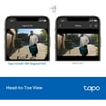 thumbnail image 2 of Tapo TP-Link Smart Video Doorbell Camera Wired, 2K 5MP, Color Night Vision, 180° Ultra-Wide FOV, 2-Way Audio, Free AI Detection, Cloud & SD Card Storage, Works w/Alexa & Google Home, D130, 2 of 7