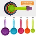 thumbnail image 3 of Clearance Tableware under $6 Measuring Cup 4 Pieces/Set Of Colored Plastic Measuring Spoon Measuring Cup Combination Flour Baking Spoon Measuring Spoon Set, 3 of 9