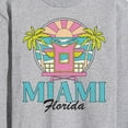 thumbnail image 3 of Miami Florida - Men's Long Sleeve T-Shirt, 3 of 6