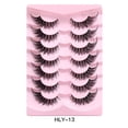 thumbnail image 1 of Lashes Natural Look False Eyelashes 3D Mink Lashes Cat Eye Lashes Natural Strip Fake Eyelashes Wispy Butterfly Style Fairy Lashes, 1 of 5