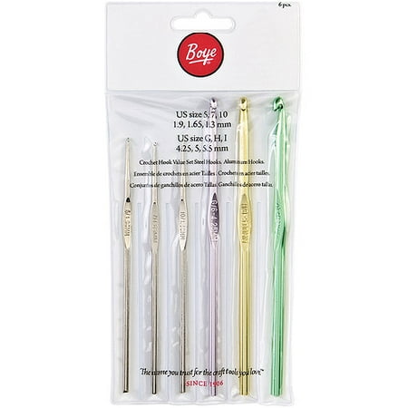 Boye Crochet Hook Value Pack - Walmart.com