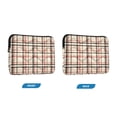 thumbnail image 7 of FORMRS 13-13.3 inch Laptop Sleeve Case Soft Carrying Quilted Computer Bag Cover, Black Tartan, 7 of 7