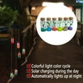 thumbnail image 4 of Romantic LED Wind Chime Lights, Solar Color Changing Solar Mobile Wind Chimes Lights Night Light for Home, Party, Festival Days, Garden,Christmas Decoration with Spinning Hook(Lucky Star Bottle), 4 of 7