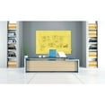 thumbnail image 2 of Ghent Manufacturing Harmony Magnetic Glass Dry Erase Board Frameless Yellow 4' x 3' (HMYRM34YW), 2 of 3