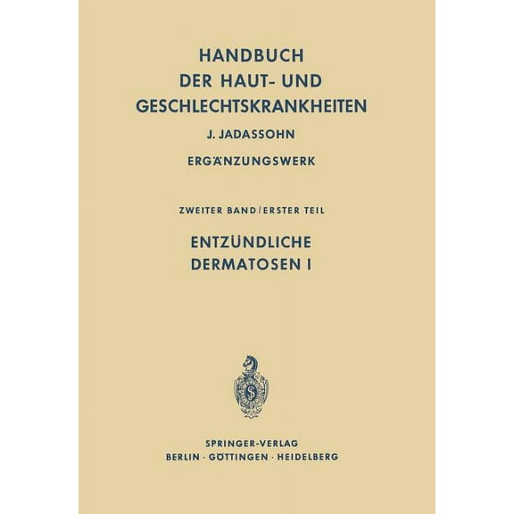 Entzündliche Dermatosen I, (Paperback)