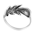 thumbnail image 5 of Nature's Transcending Treasure Feather Sterling Silver Ring-8, 5 of 7