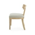 thumbnail image 6 of GDF Studio Sorrel Indoor Dining Chair, Natural + Linen, 6 of 7