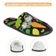 thumbnail image 3 of Fotbe Cartoon Vegetables Pantuflas Peludas para Mujer con Estampado, Zapatillas de Peluche, Zapatos de Invierno para Casa, Uso Interior y Exterior-Large, 3 of 8