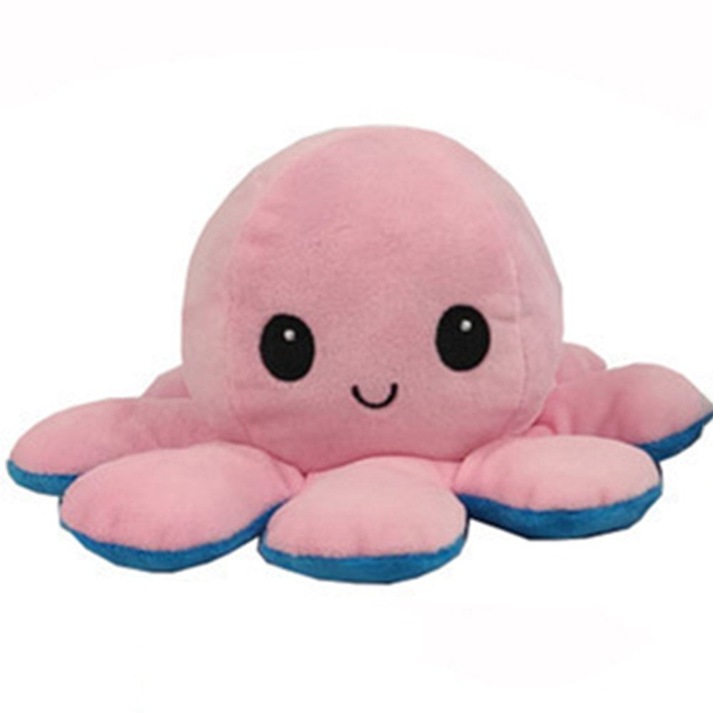 Flip Octopus Double-Sided Expression Plush Toy Flip Octopus Doll Super Soft | Walmart Canada
