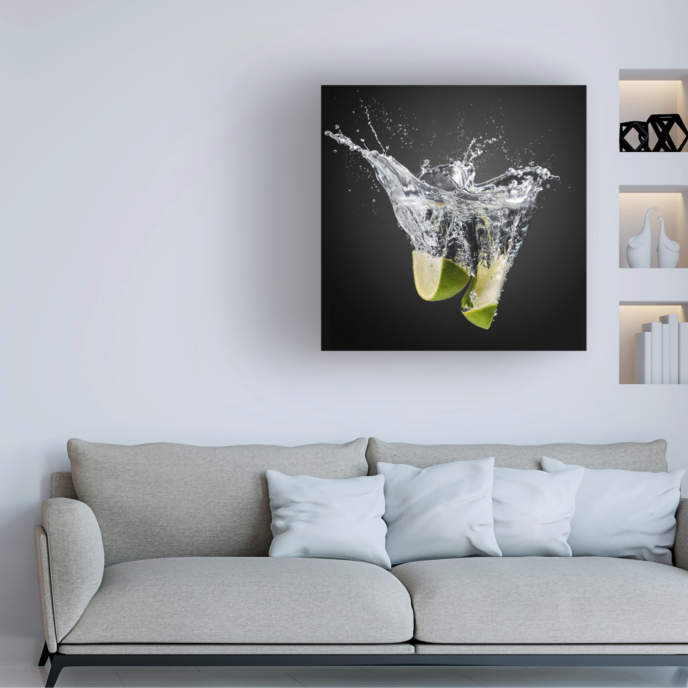 isma Yunta 'Fresh Limes' Canvas Art
