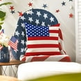 thumbnail image 3 of Sm:)e Freedom America Liberty USA Flag 4th of July Patriotic Saying Throw Pillow Covers 20x20 Set of 4 Independence Day Memorial Day Outdoor Pillow Case, 3 of 7