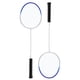thumbnail image 1 of Accesorios deportivos ultraligeros de aleación de raqueta de bádminton para competiciones de entrenamiento 2 piezas en azul, 1 of 10