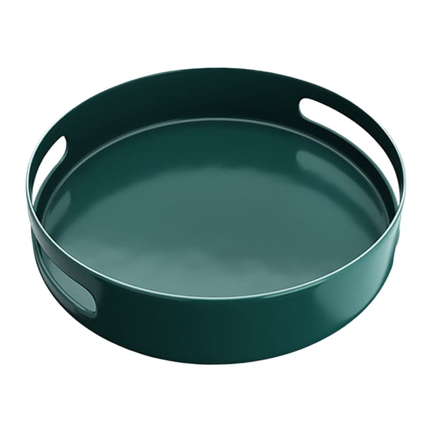 Estante giratorio estante de giradrículas almacenamiento cosmético no slip organizador de dormitorio bandeja para el gadget suministros para el hogar verde 360 grados Inevent HA011511-02B
