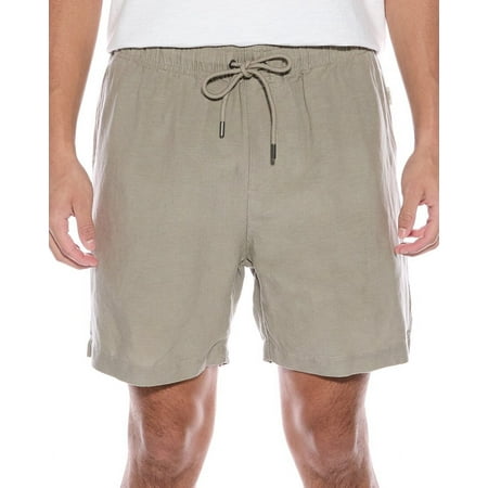 Onia mens Air Linen-Blend Pull-On Short, l, Brown
