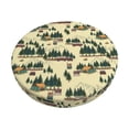thumbnail image 1 of Disketp Camping Caravan 1 Funda Redonda para Taburete, Funda de Cojín para Silla de Bar Suave y Elástica-13 inch, 1 of 7