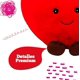 thumbnail image 4 of PELUCHERIA| Corazón Kori. Corazon de Peluche. Regalo de San Valentín. Peluche Suave, Esponjoso y Resistente. Regalo para Novios. Elaborado en poliéster. (Rojo 20cm), 4 of 5
