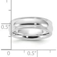 thumbnail image 3 of Sterling Silver Ss 6mm Comfort Fit Milgrain Size 13 Band Made In United States qcfm060-13, 3 of 5