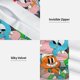 thumbnail image 5 of Fundas de almohada de terciopelo de El asombroso mundo de Gumball, fundas de almohada decorativas suaves y acogedoras con cremallera oculta para dormitorio, sofá, sillón, funda de almohada de, 5 of 8