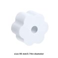 thumbnail image 3 of Bearachild Vasos con forma de flor Turner Espuma giratoria Inserciones ligeras Accesorios Vaso resistente al desgaste Botellas de esponja Cocina y Comedor Blanco 95mm Bearachild HA062988-06B, 3 of 3