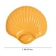 thumbnail image 3 of Shell Shape Dinner Plate | Reusable Plastic | Lightweight & Durable | Dishwasher & Microwave Safe | Elegant Multi-Color Design | For Kitchen or Camping | 7.1x7.5 in | 1 Pack, 3 of 6