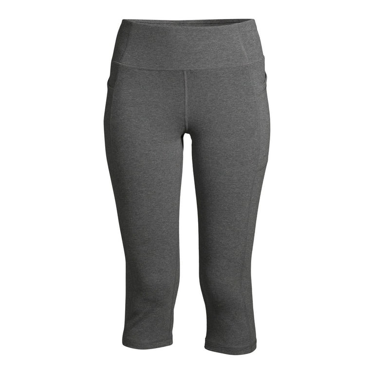 Athletic Works Women's Capris with Side Pockets 