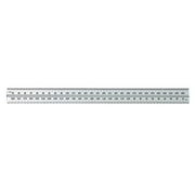 Starrett B300-36 Combination Square Blade With Inch and Millimeter Graduations, Sets And Bevel Protractors, 25mm Width, 2.4mm Thickness, 300mm Size