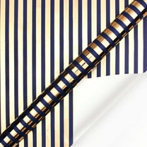 10 pcs Christmas Wrapping Paper Rolls Set, Aesthetic Elegant Thick Cute Kids Jumbo Gift Wrap (Yellow and blue stripes，50*70CM)