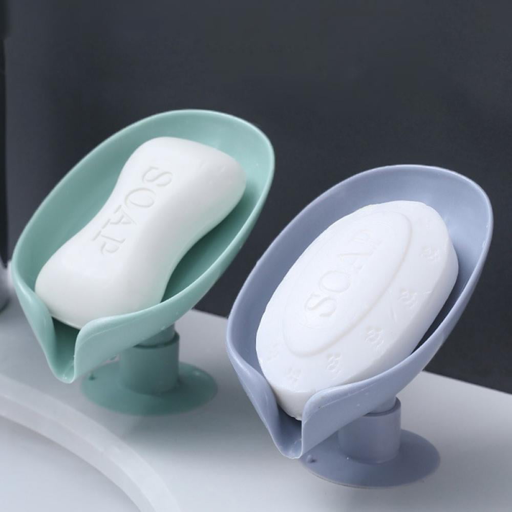 Latomex Soap Dish Holder for Shower, Draining Bar Soap Holder Bathroom Soap  Saver with 4 Hooks