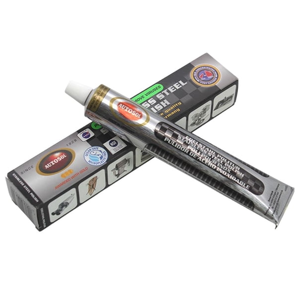 Limpiador de pulido de pasta de limpieza de metales para motocicletas y automóviles (100 g) gris