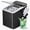 Black, variant on EUHOMY Countertop Ice Maker with Handle, 26 lbs/Day Portable Ice Machine, 9 Bullet Cubes in 6 Minutes, 2 Ice Sizes, Self-Cleaning, 1.1L Water Tank, Green