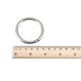 thumbnail image 4 of Welded O Ring 50mm Outer Dia. 5mm Thickness 304 Stainless Steel 10 Pack, 4 of 5