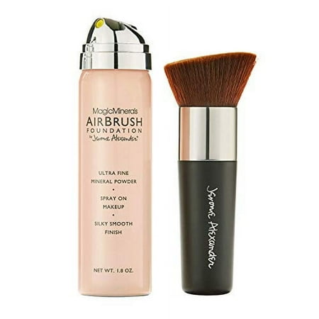 Belloccio's Professional Cosmetic Airbrush Makeup Foundation 1/2oz Bottle:  Blanc- Light with Yellow Undertones