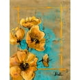 thumbnail image 2 of Pinto, Patricia 25x32 White Modern Wood Framed Museum Art Print Titled - Golden Artistic Poppy I, 2 of 4
