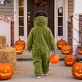 thumbnail image 1 of Dwelliawo Big mouth monster onesie, monster onesie, warm home loungewear, plush pajamas, funny pajamas Dark Green 100, 1 of 1