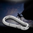 thumbnail image 5 of PASILI 5Pcs Set Spring Snap Quick Link Lock Ring Carabiner 304 Stainless Steel M5 M6, 5 of 6